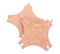 Beaupretty 2 Pezzi Collegamento Multi-direzionali per Espansione Pista Giocattolo Compatibili con Vari Marchi per Giochi e Interazione Familiare