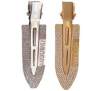 Beaupretty 2 Pezzi Copricapo a Forcina A Forma Di Barrette Piccolo Tu Clip Per Piatti Seta Bangs Fermagli Per Da Ragazza Fermagli Per Che Non Si Piegano Lega