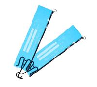 Beaupretty 2 Pezzi custodia per parrucca Wig Protection Storage Borse Baglie di parrucca sospesa Porta di per estensioni porta extension per borsa per parrucche pvc Sky-blue