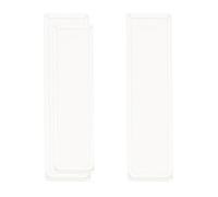 Beaupretty 2 pezzi Cuvette in Vetro per Spettrofotometria Trasparenza Elevata per Analisi Comparative Strumento Laboratorio Compatibile con Spettrofotometri Uv-vis