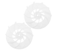 Beaupretty 2 Pezzi di Ricambio per Ventola in Plastica per Compressore Ad Albero Tondo per Asciugatrice Piccola Potenza Asciugatrice Silenziosa Materiale Pp