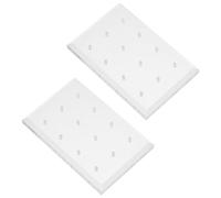 Beaupretty 2 Pezzi Espositore Unghie in Acrilico, Nail Drill Bits Holder Rack Base a Scomparti, Organizer per Testine di Fresa, Leggero, per Nail Art e Scrivania Ordinata