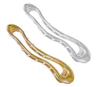 Beaupretty 2 Pezzi Fermagli Banana Metallo per Clip Eleganti e Resistenti per Code Cavallo Accessori Chic per Donne
