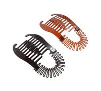 Beaupretty 2 pezzi Fermagli per Banana in Clip Decorative per Donne con Spessi e Lunghi e Accessori Eleganti per