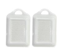 Beaupretty 2 Pezzi Grattugia Manuale per Aglio e Verdure, Utensili da Cucina Resistenti alla Corrosione, Schiacciapatate Multifunzione per Purè e Macinazione Semplice, Adatti per Uso