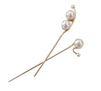 Beaupretty 2 pezzi Hair Stick Donna con, Hair Pin Chopsticks Oro in Lega di Zinco e ABS, Accessori per Capelli per Chignon e Acconciature Raccolte, per Mamma o Fidanzata