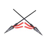 Beaupretty 2 Pezzi Lance Romanesche con Nappine Rosse Accessori Rinascimentali Leggeri per Cosplay e Giochi Gruppo Decorazioni per Feste Medievali