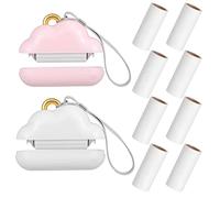 Beaupretty 2 Pezzi Mini Per Lanugine Per La Rimozione Dei Di Animali Domestici Con 30 Ricariche Per Lanugine Formato Da Viaggio Piccolo Appiccicoso Per La Rimozione Dei