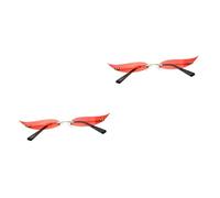 Beaupretty 2 Pezzi Occhiali Sole Montatura per Occhiali Divertenti e Creativi Design per Balli