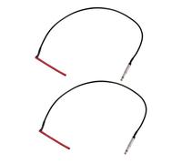 Beaupretty 2 Pezzi Pickup Ukulele Piezo Elettrico Rosso Jack Trasduttore Sotto Sella per Suono Naturale e Compatibilità Accessori per Chitarra Acustica e Folk