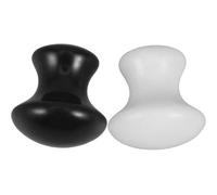 Beaupretty 2 Pezzi pietra da massaggiare pietre calde kit da Calte calde massaggiatore raschiante per il viso raschietto elettrico forma di fungo sale e pietra
