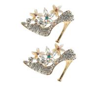 Beaupretty 2 Pezzi spilla con alto Spilla decorativa spilla per scialle per uccelli Gioielli in stile vittoriano piccole spille spilla gioielli Spille di strass spilla vittoriana lega