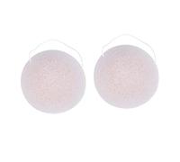 Beaupretty 2 Pezzi Spugna Konjak Pulizia Buio Schiumoso Facciale Spugne Cuscinetti Per Il Viso Riutilizzabili Spugna Naturale Soffio Lava Viso Soffio in Faccia Bianca