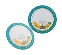 Beaupretty 2 Pezzi Strumento Monitoraggio Peso con Ruota Bmi Indicatore Altezza e Peso Parete per Casa Palestra e Uso Medico Sensori Precisione per Controllo Dieta e Salute