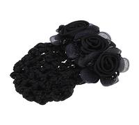 Beaupretty 2 Pezzi Tessuto Filato Di Seta Semplice Fiore Rete Tasca Testa Fiore Top Clip Accessori Per Fermaglio Per Fermaglio Con Una Parola Maglia Spessa Rossa