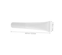 Beaupretty 2 pezzi Tubetto Cosmetico Viaggio con Applicatore Flockata Ricaricabile per Fondotinta e Correttore Piccolo Plastica per Lozione e Crema