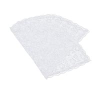 Beaupretty 2 Pezzi Velo Da Sposa Mantilla Pizzo Floreale Sciarpa Corta Per Matrimonio Chiesa Donna Elegante Copertura