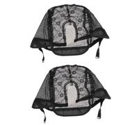 Beaupretty 2 Pz Berretto Per Parrucca Cappucci Per Parrucche Cappuccio a Cupola in Rete Retine Per Servizio Di Ristorazione Berretti Berretto Per Fare Parrucche Kit Maglia Black