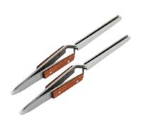 Beaupretty 2 Pz Clip Per Unghie Polacco Clip Per Nail Art Per Ragazza Strumenti Per Pizzicare Le Unghie Pinzette Per Le Donne Kit Smalto Trasparente Solvente Per Unghie Acciaio Inossidabile