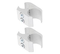 Beaupretty 2 Pz Fibbia Per Fascetta Stringitubo Morsetto Porta Per Deambulatore Accessori Per Camminatori Parti Della Sedia a Rotelle Accessorio Per Sedia a Rotelle Lega Di Alluminio