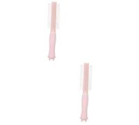 Beaupretty 2 Pz Mini pettine arricciacapelli spazzola rotante spazzola per con setole pettine rotante spazzola per a spazzola per per lo styling pp rosa