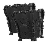 Beaupretty 2 Pz organizer per pennelli da trucco tazza della matita automatico Fare organizzatori scrivania organiser scrivania portapenne da scrivania organizzatore di trucco per pp Black