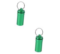 Beaupretty 2 Pz portapillole portachiavi vitaminico Impermeabile contenitore per medicinali da viaggio emergency urgenze ed emergenze box medicinali contenitori contenitore per pillole