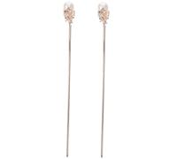 Beaupretty 2 Pz Tornante Fermaglio Per Bastoncino Per Con Fiori Bastoncini Di Decorativi Bastoncino Per Di Foglie Pin Per Bacchette Per Rame