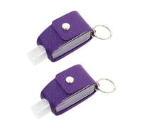 Beaupretty 2 Set Bottiglie Vuote con Manicotto Protettivo Contenitori Ricaricabili Riutilizzabili per Gel Mani Cosmetici Profumi Design con Anello Portachiavi Pratici per Viaggi e