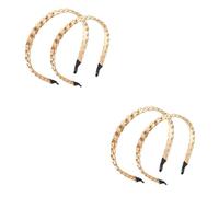 Beaupretty 2 Set Di Copricapo A Catena Da Dea Treccia Fascia Per Alla Moda Per Accessori Per Da Festa Da Donna 2 Pezzi*2