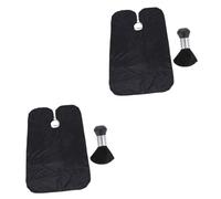 Beaupretty 2 Set Di Mantellina Per Taglio Scialle Tintura Panno Per Lo Styling Spazzola Per Spolverare Il Collo
