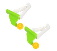 Beaupretty 2 Set Puleggia del lato del tavolo Insegnamento a blocchi puleggia pulegge meccaniche strumenti per esperimenti attacchi della tavolo morsetto plastica