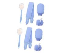 Beaupretty 2 Set spazzola da bagno spazzola per la pulizia del bagno corpo spugne asciugamano lavapavimenti per la doccia attrezzi da bagno di legno attrezzo set di quattro pezzi