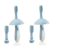Beaupretty 2 Set Spazzolino Da Denti Per Bambini Spazzolino Compatto Per Bambini Accessori Per Denti Da Latte Bambino Che Fa i Primi Passi Gel Di Silice Pelliccia Soffice Appendice
