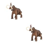 Beaupretty 2 Statua PVC Animale Preistorico Simulato con Dettagli Raffinati Educativo per Decorazione Casa Stimola Creatività e Conoscenza Naturalistica