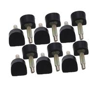 Beaupretty 20 Paia Tappi per Tacchi U Shape Protezioni Antiscivolo e Silenziatori per Riparazione Tacchi Donna Kit Sostituzione Tappi per Maggiore Stabilità e Resistenza