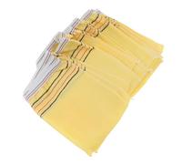 Beaupretty 20 Pezzi asciugamano da bagno luffa da bagno Impermeabile spray spugna per per il bagno guanti rimozione della pelle morta scrubber per la schiena Cotone poliestere Khaki