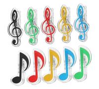 Beaupretty 20 pezzi Clip per Spartiti Musicali Forma di Portapagine in Piccolo e Portatile per Libri e Spartiti Pagine Musicale per Pianoforte e Lettura Facile