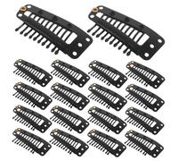 Beaupretty 20 Pezzi Fermagli per Parrucche e Extension Clip per Acconciature Fissaggio Sicuro e Accessori Versatili per Eventi e Spettacoli per Donne e Ragazze