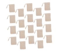 Beaupretty 20 Pezzi Vasetti Concentrati Balsamo Piccole Provette Con Tappo Di Sughero Contenitore Di Stoccaggio Piccoli Vasetti Con Coperchi Contenitori Di Stoccaggio Mini Lino Di Cotone