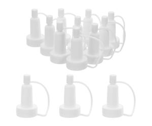 Beaupretty 200 Pezzi Contagocce Tappo Per Con Punta Contagocce Da Laboratorio Punta A Tromba Ugello Gocciolante Testa A Tromba