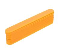 Beaupretty 20pezzi Abbassalingua Plastica Per Uso Pediatrico Strumenti Comodi e Facili Da Pulire Per Formazione Orale e Controlli Medici Colore Arancione