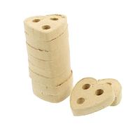 Beaupretty 20pezzi Heart-shaped Moxa Cakes Natural Moxa Blocks for Acupuncture Easy to Use Relaxation Tool for and Stress Diameter