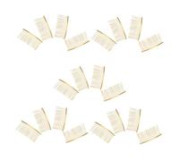 Beaupretty 20pezzi Pettine per Capelli Laterali in Metallo Denti per Velo e Accessori per Capelli da Sposa Costruzione Resistente Design Elegante Dorato Facile Trasporto e Toelettatura