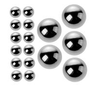 Beaupretty 20pezzi Steel Mixing Balls for Nail Polish and Paint Durable Agitators for Better Mixing of Inks Pigments and Essential Oils