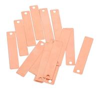 Beaupretty 20pezzi Strisce Anodo Rame Puro per Batteria Salina Materiale Didattico Scientifico per Esperimenti Fisica e Chimica Riutilizzabile Facile da Usare per Scuola e Te