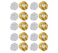 Beaupretty 20pezzi Tappi in Alluminio per Tintura e Condizionamento Termico Isolanti Termici per Styling dei Capelli Utilizzabili in Casa Salone