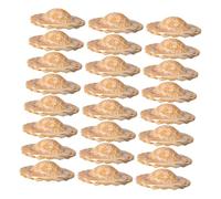 Beaupretty 24 Mini Straw Hats in Natural Straw Handwoven Tiny Doll Accessories For DIY Crafts Summer Decor And Dollhouse Projects