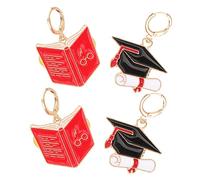 Beaupretty 2paia Orecchini Per Laurea Con Pendenti Cappello Orecchini Eleganti Per La Festività Di Laurea Per Amiche e Compagne Di Classe