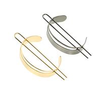 Beaupretty 2pcs Forcelle A Forma Di U Semplici Bastoncini Per in Lega Chic Accessori Per Femminili